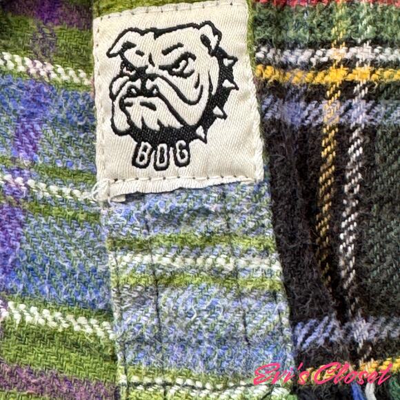 Urban Outfitters BDG Women's  Flannel Oversized Multi Color Button Down Shirt  M - Picture 8 of 10